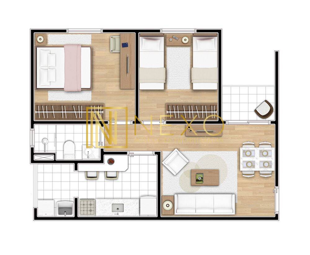 Apartamento à venda com 2 quartos, 52m² - Foto 25